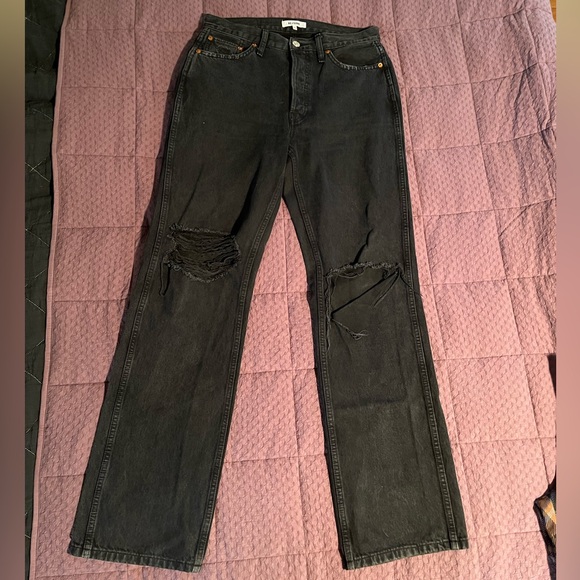 Faded Black Re/Done Jeans | Size 28 | Good used condition - Picture 6 of 6